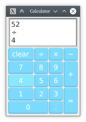 KAS calculator example