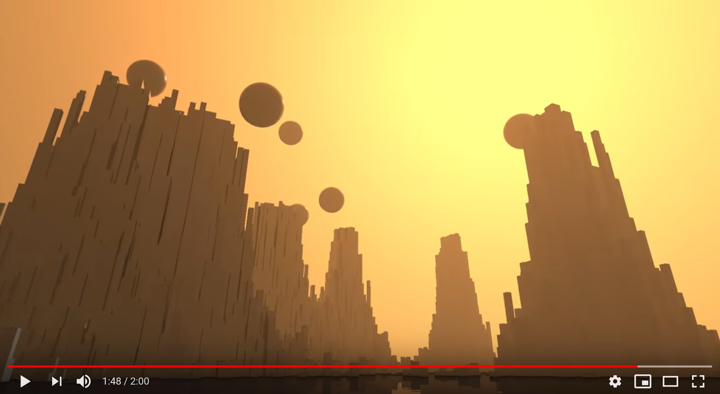 Youtube preview: mountains & spheres