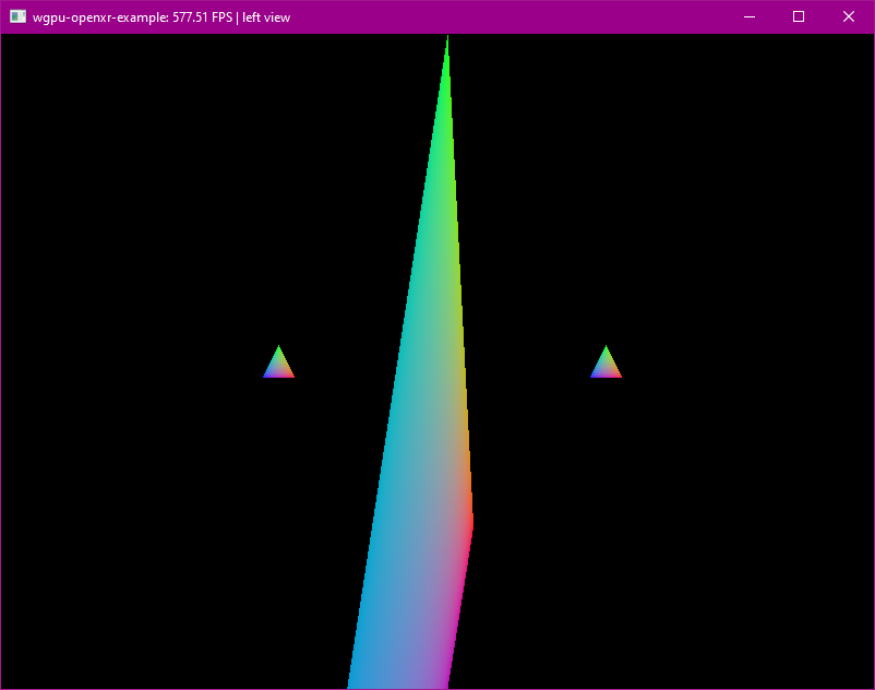 A screenshot of the desktop mode of the example