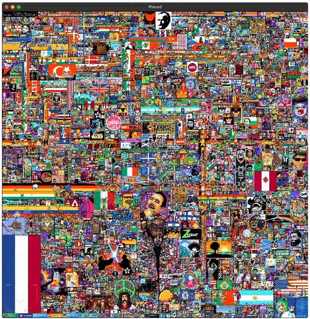 a render near the final state of /r/place